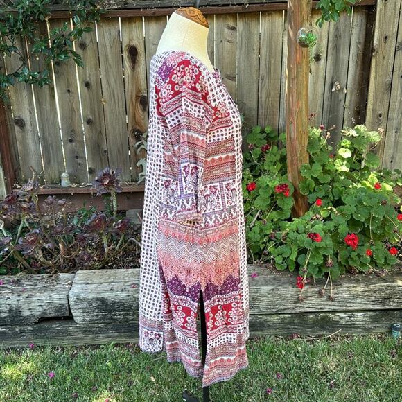 rL Pret by Nishatlinen Boho Block Floral Print Tunic Top *See Measurements* - Picture 4 of 12